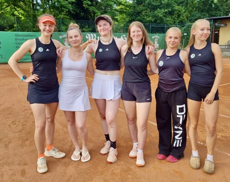1. Damen des NTC93 nach dem beeindruckenden Punktspielsieg am 06.06.2026.