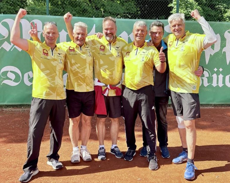 Herren 55 nach dem Punktspiel am 14.06